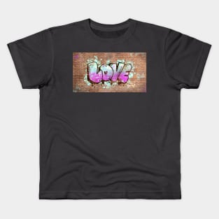 Love Graffiti Wall Kids T-Shirt